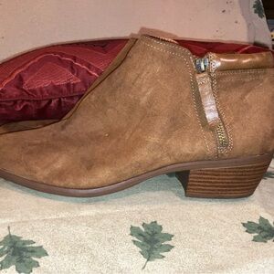 Brown Suede Ankle Boots